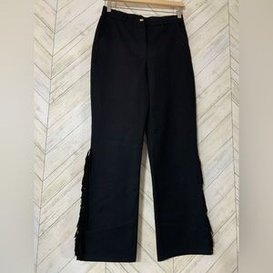 St John black pants with fringe